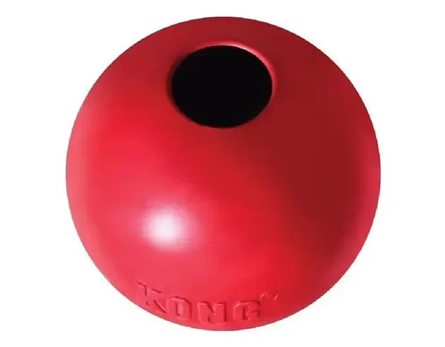 Pelota Kong Classic Ball Caucho Natural Perros 13-30kg 7.5cm Roja Rojo