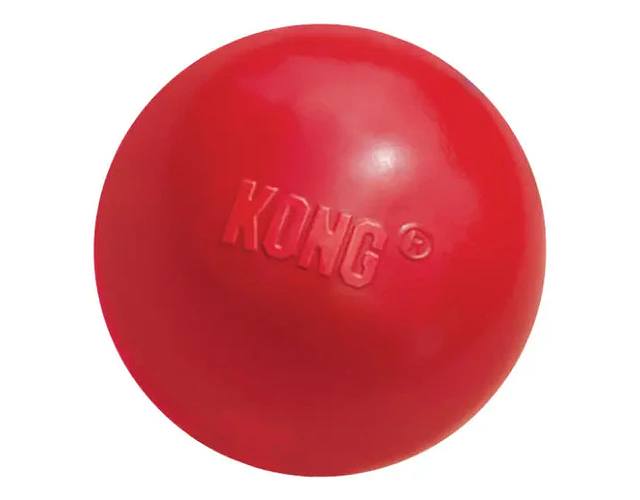 Pelota Kong Classic Ball Caucho Natural Perros 13-30kg 7.5cm Roja Rojo