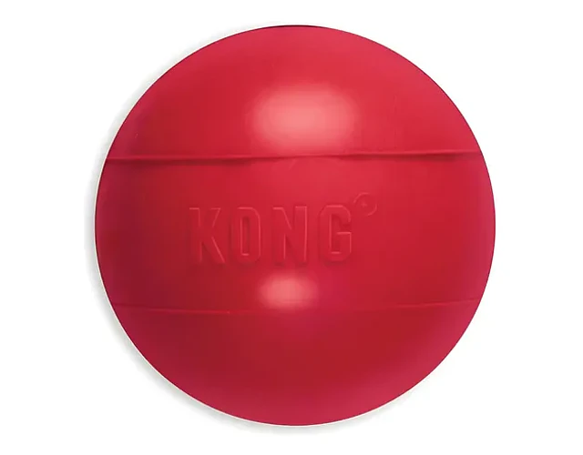 Pelota Kong Classic Ball Caucho Natural Perros 13-30kg 7.5cm Roja Rojo