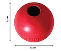 Pelota Kong Classic Ball Caucho Natural Perros 13-30kg 7.5cm Roja Rojo