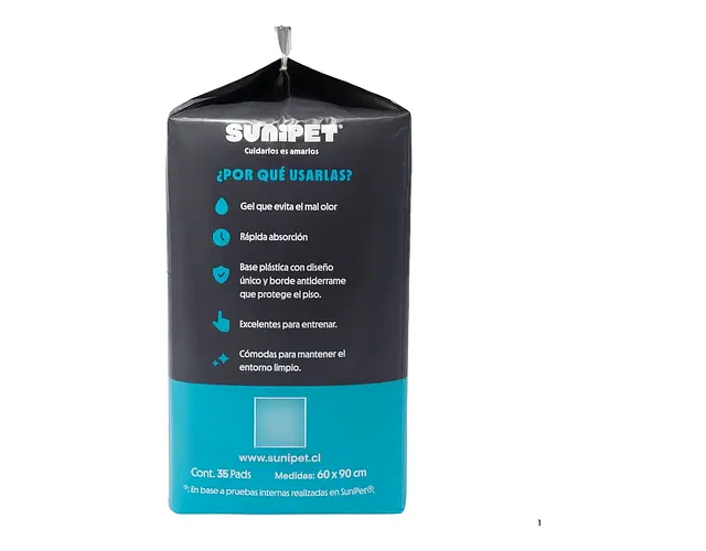 Sabanillas Sunipet Sunipads Carbón Activo 60x90cm 35 Unidades Ultra Absorbentes