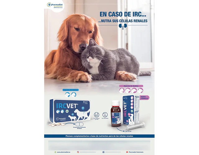 Ircvet Gel Oral Perro/gato - Pharmadiet Frasco X 50 Ml