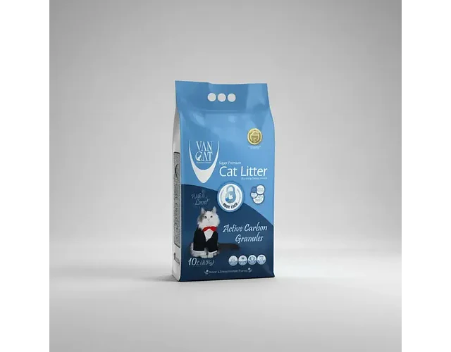 Arena Sanitaria Super Premium Van Cat Carbon Activo 10l 8,5k