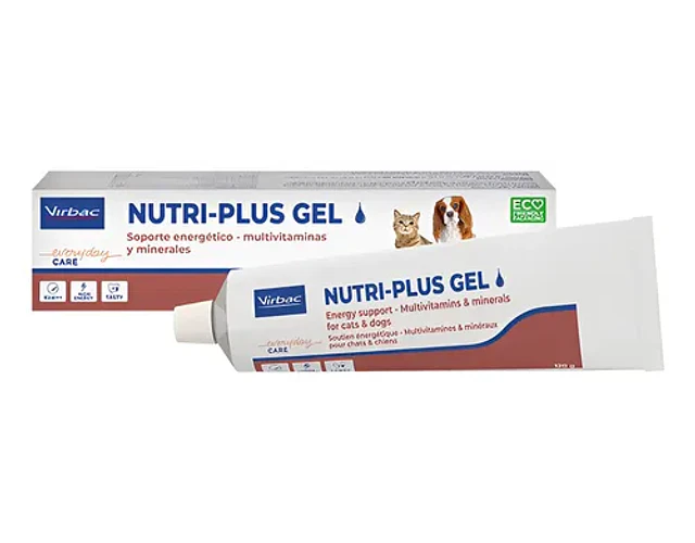 Virbac Nutri-plus Gel Multivitamínico 120g Perros Gatos Alta Energía