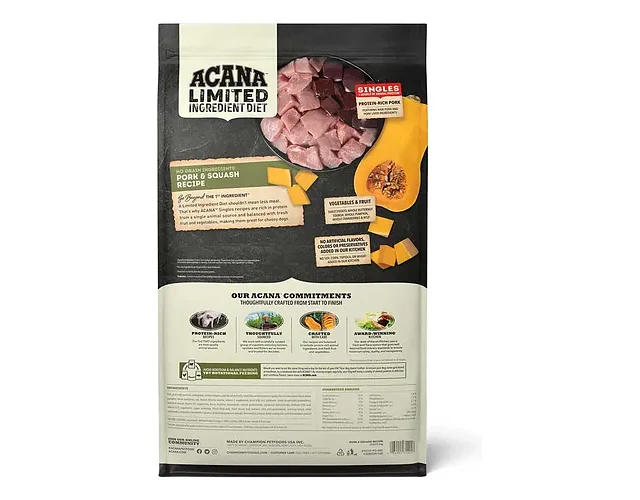 Acana Comida Seca Perro Sabor Cerdo 10.2kg Para Todas Las Edades