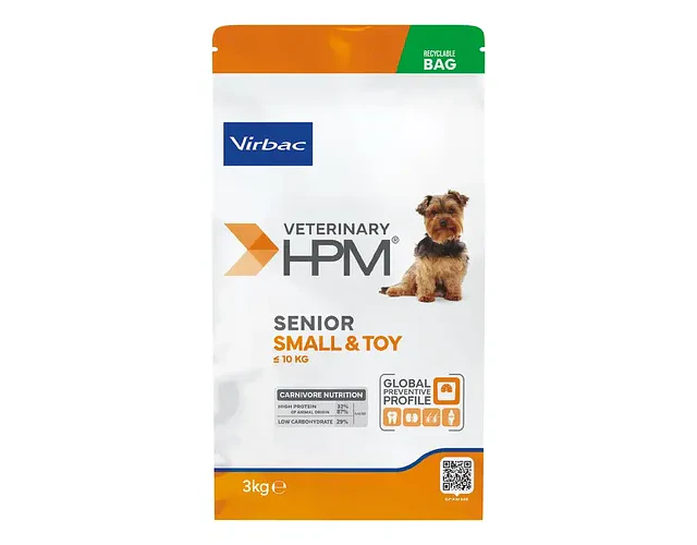 Alimento Seco Virbac Perro Senior Raza Pequeña Y Toy 3 Kg