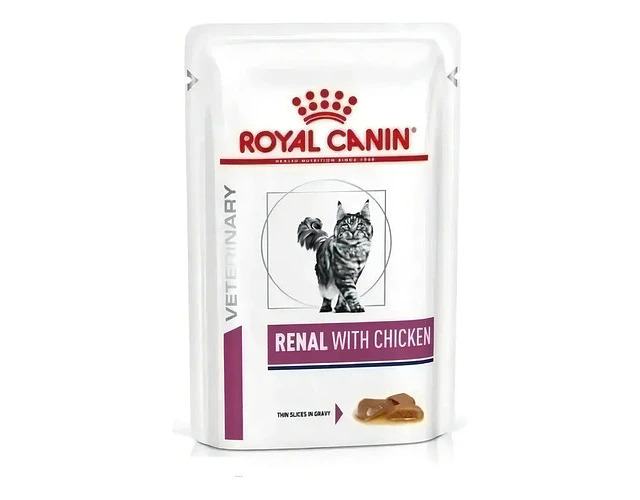 Royal Canin Caja Pouch Renal With Chicken X 12 U Gravy