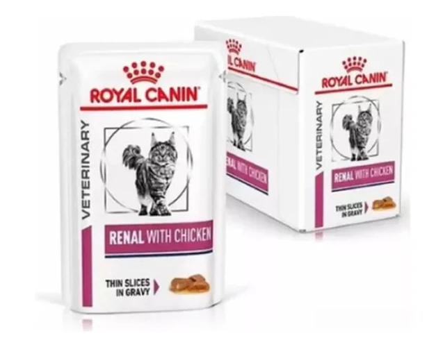 Royal Canin Caja Pouch Renal With Chicken X 12 U Gravy