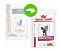 Royal Canin Caja Pouch Renal With Chicken X 12 U Gravy