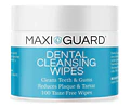 MaxiGuard Dental Cleansing Wipes For Dogs Cats Horses Menta