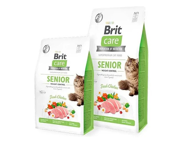 Brit Care Control Peso Senior Gatos Sabor Pollo 2kg