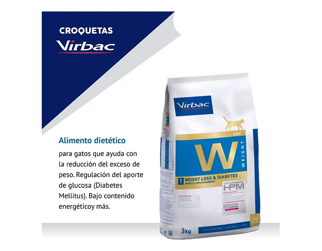 Hpm Virbac Cat 1 Weight Loss & Diabetes 3 Kg