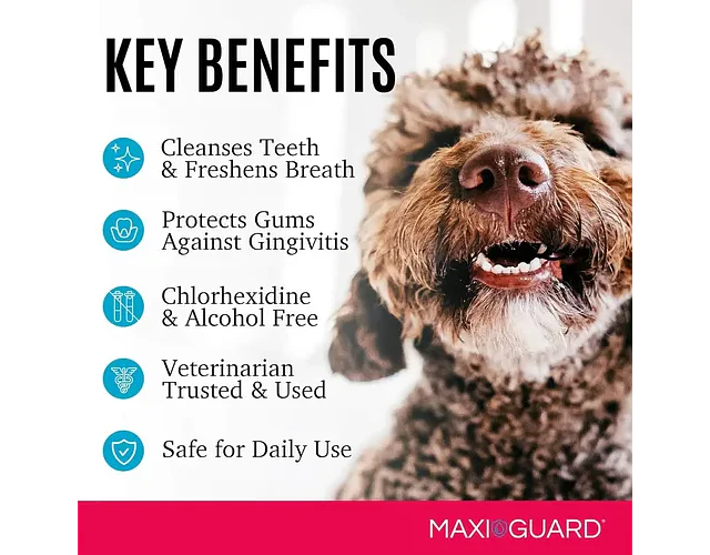 Gel Dental Limpieza Maxiguard Para Perros Y Gatos 118ml