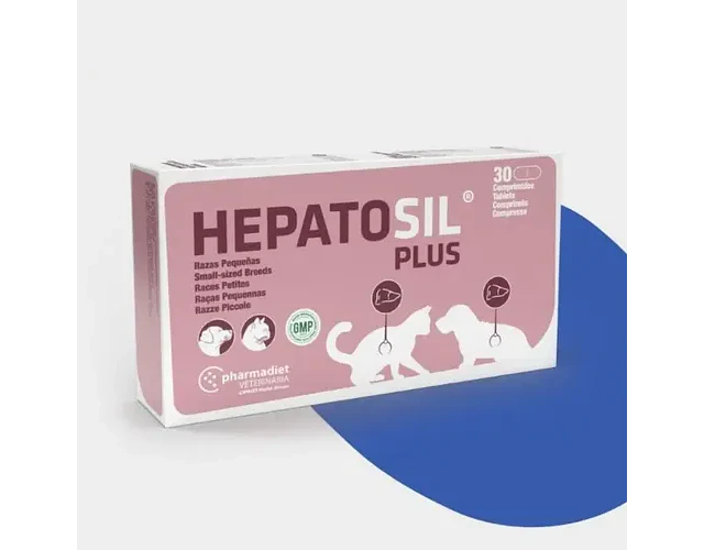 Hepatosil Plus Pharmadiet Suplemento Hepático 30 Comprimidos Gatos Perros Pequeños