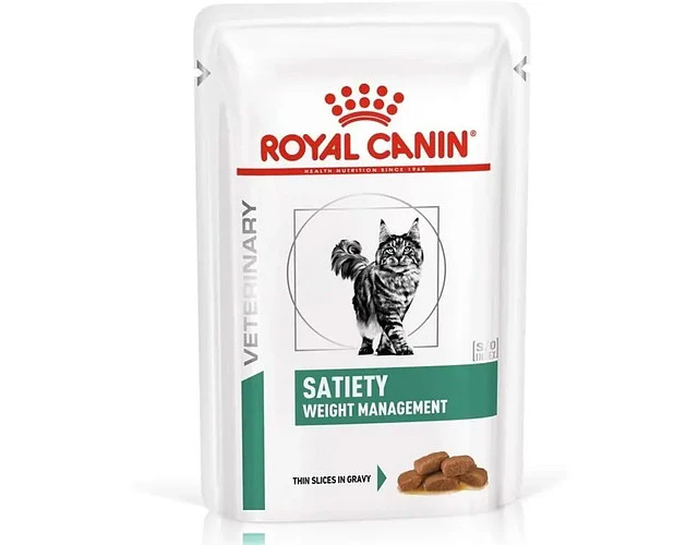 12 X Alimento Humedo Gato Royal Canin Pouch Satiety 85gr. Np