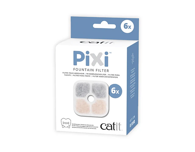 Filtro Repuesto Fuente Pixi Catit Caja X 6unidades