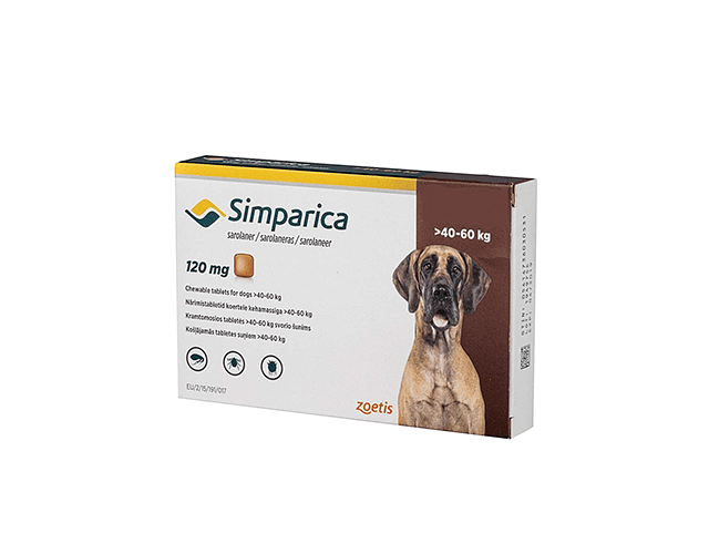 Simparica 120mg 40-60kgs 