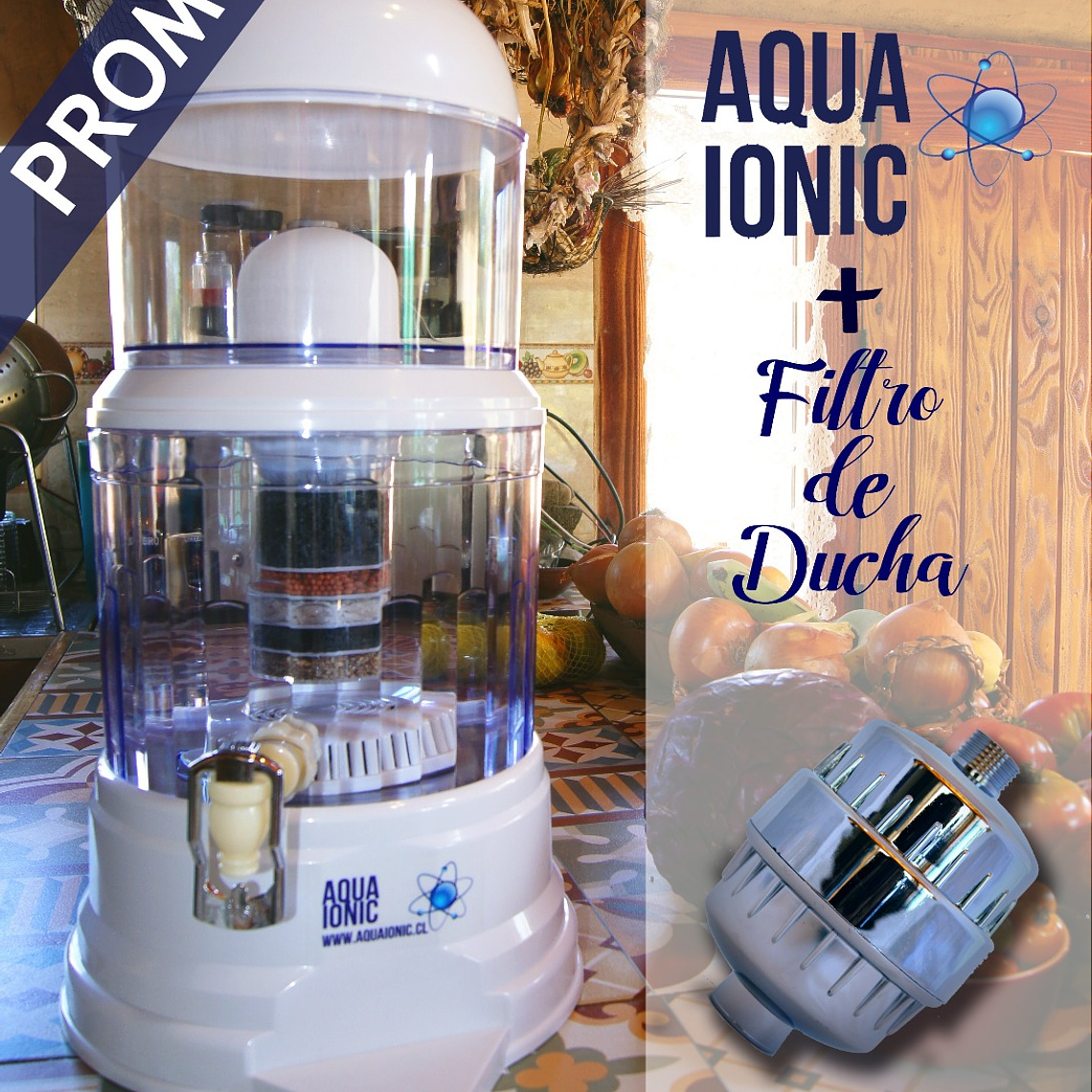Pack Aquaionic + Filtro de Ducha 2