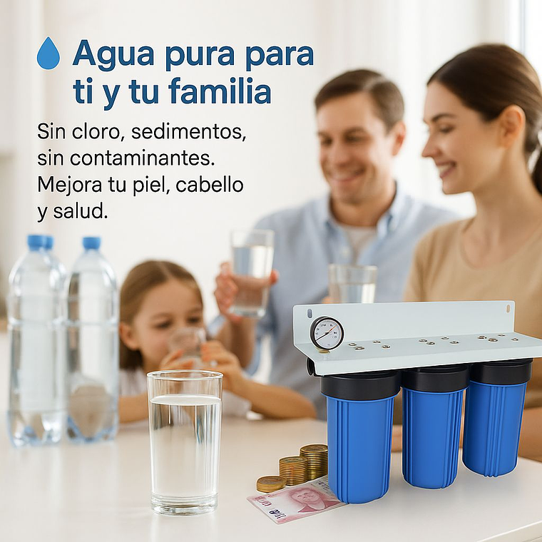 Filtro de Agua Super Triple 10