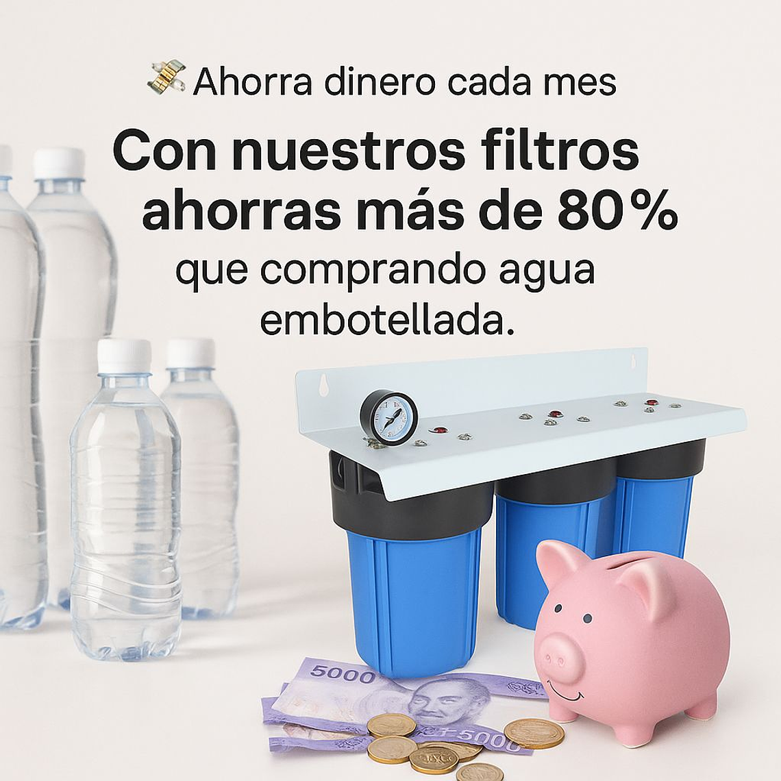 Filtro de Agua Super Triple 10