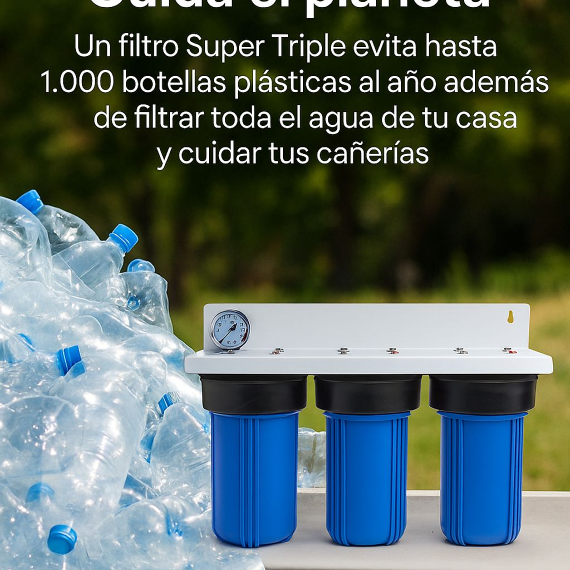 Filtro de Agua Super Triple 10