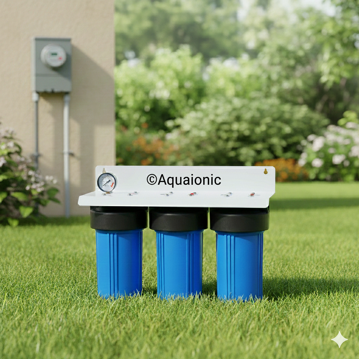 Super Filtro de Agua Triple 10″ x 4.5″ para Sarro y Aguas Duras  1