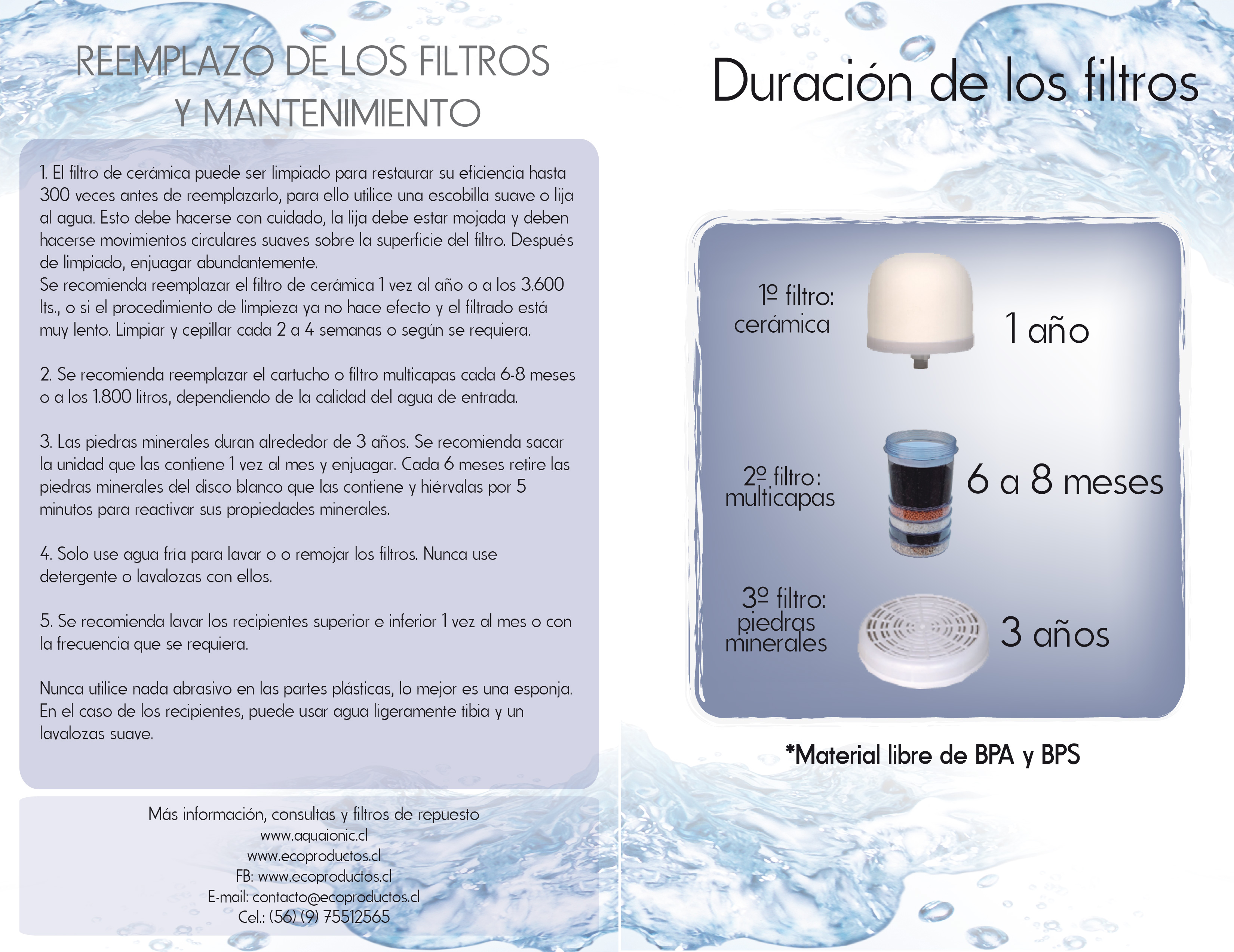 MANTENIMIENTO AQUAIONIC CLASSIC