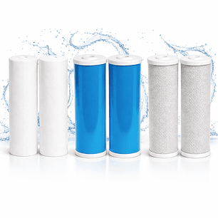 Pack 6 cartuchos de 10″x4.5″ para Filtro de Agua Super Triple