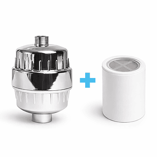 Pack Filtro de ducha Aquaionic + 1 cartucho extra de repuesto