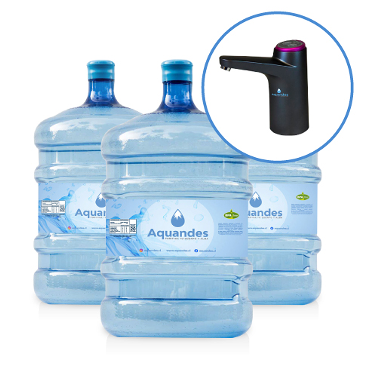 Kit inicial bomba usb premium black 20L X3 1