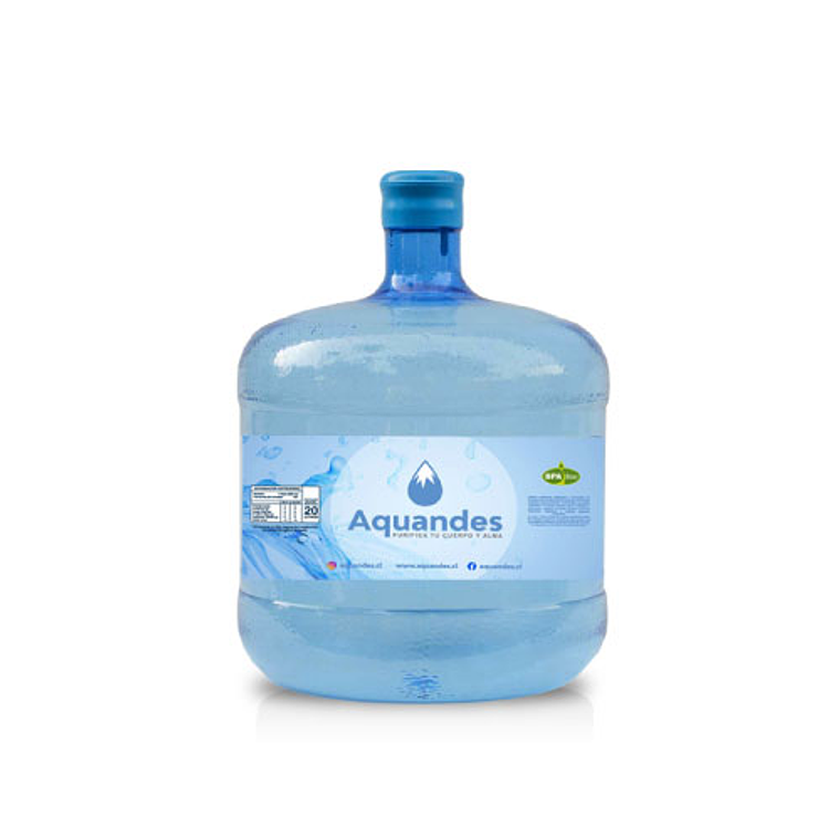 Recarga agua purificada 12 litros bidón con manilla 3