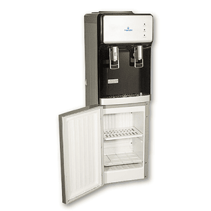 Dispensador friocalor con frigobar compresor pedestal