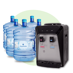 Kit inicial frio-calor sobremesa black 20L X5