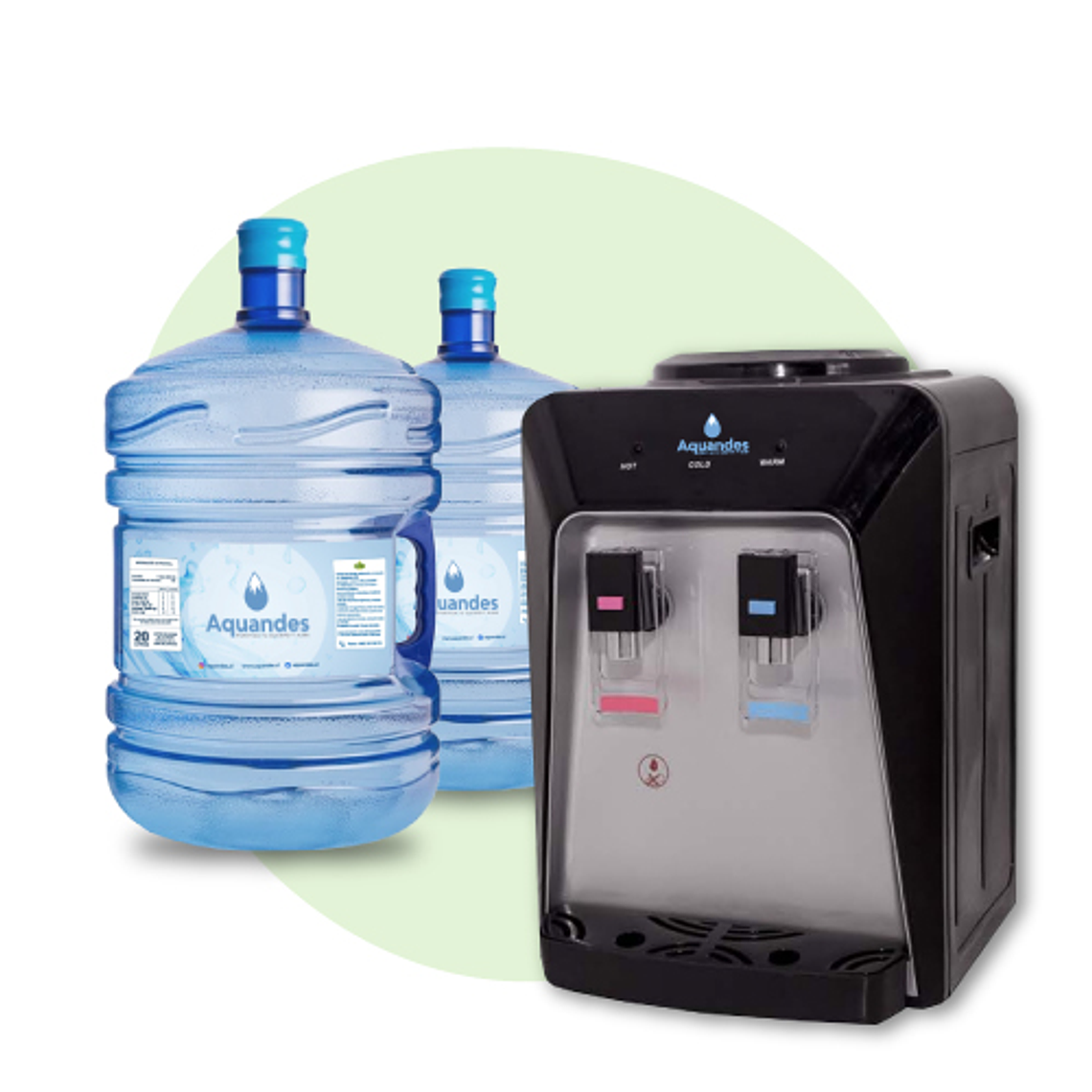 Kit inicial frio-calor sobremesa black 20L X2 2