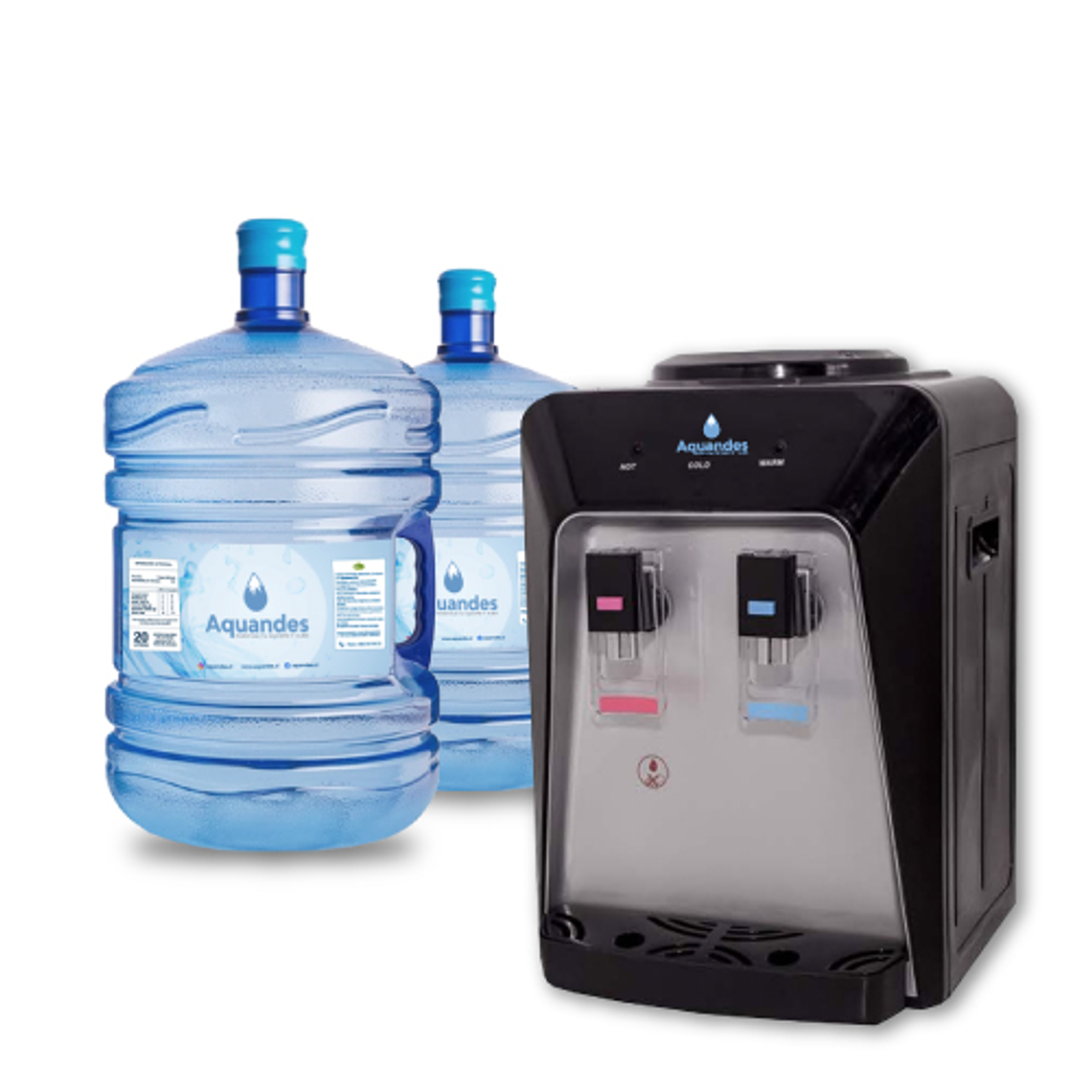 Kit inicial frio-calor sobremesa black 20L X2 1