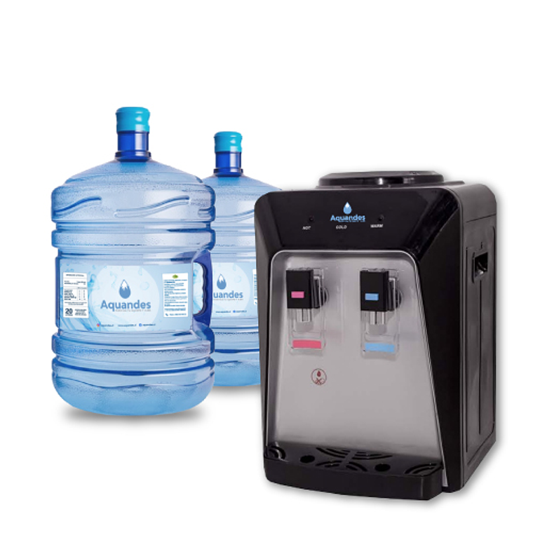 Kit inicial frio-calor sobremesa black 20L X2 1