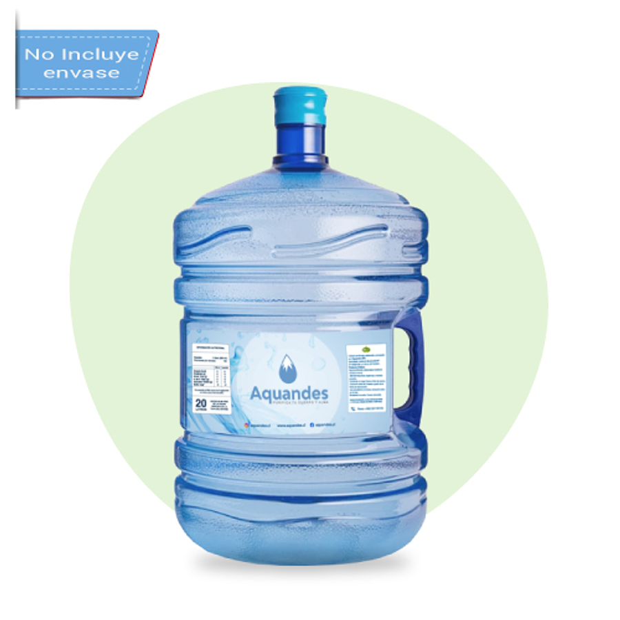 Recarga agua purificada 20 litros