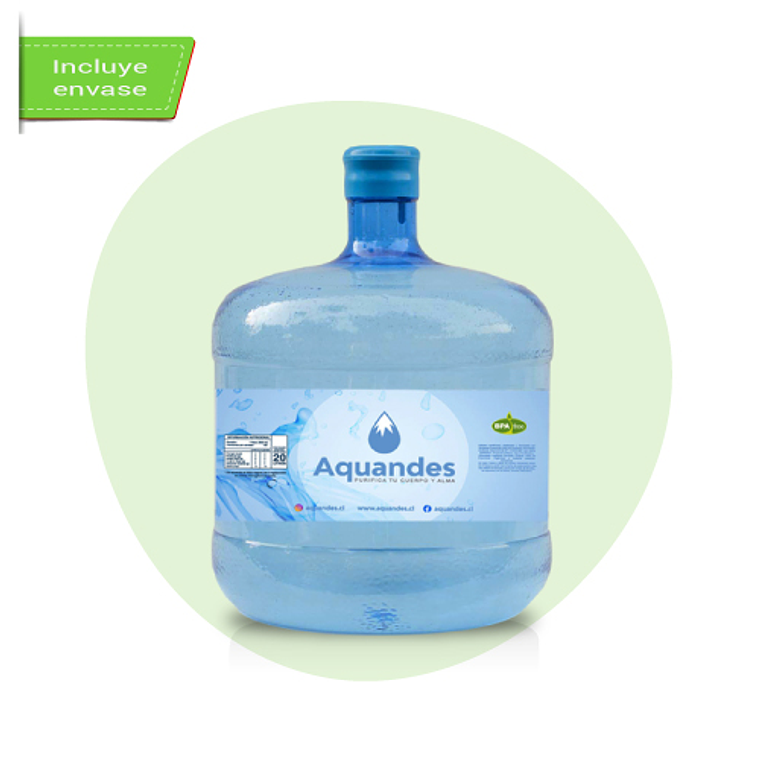 Bidón inicial agua purificada 12 litros con manilla 2