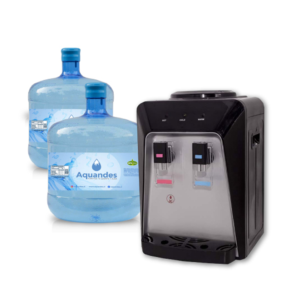 Dispensador Agua Eléctrico Frío Y Caliente Sobremesa Premium