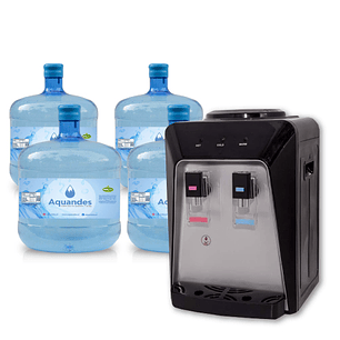 Kit inicial frio-calor sobremesa black 12L X4