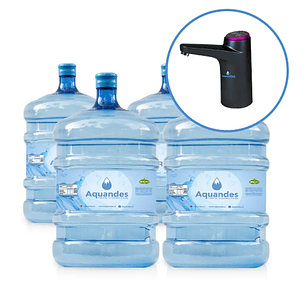 Kit inicial bomba usb premium black 20L X4