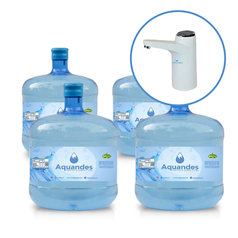 Kit inicial bomba usb premium white 12L X4 1