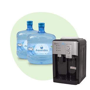 Kit inicial frio-calor sobremesa black boton 12L X2