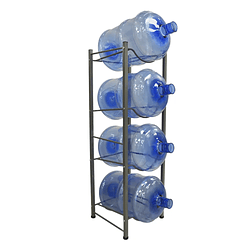 Rack para cuatro bidones de agua purificada