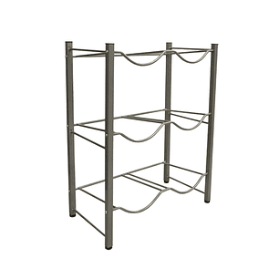 Rack para seis bidones de agua purificada