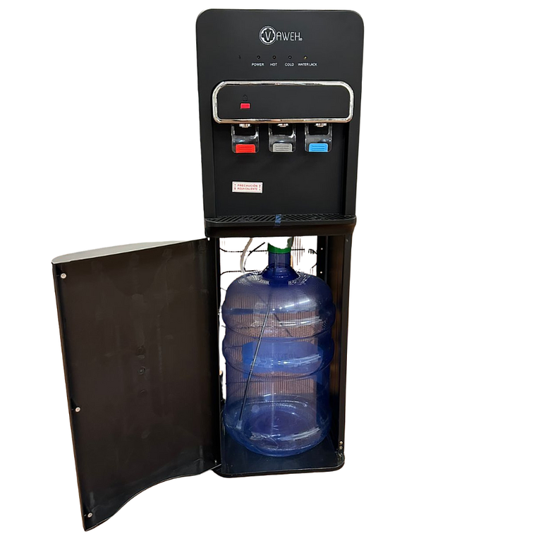 Dispensador bidón oculto black mate de compresor 1