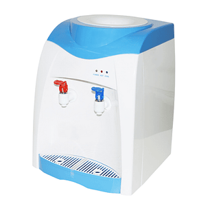 Dispensador sobremesa frio-calor blanco con azul