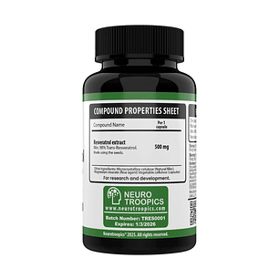 Trans-Resveratrol 500mg (90 cápsulas)