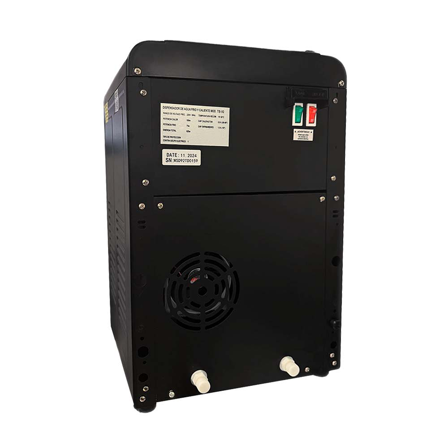 Dispensador sobremesa frio-calor black mate