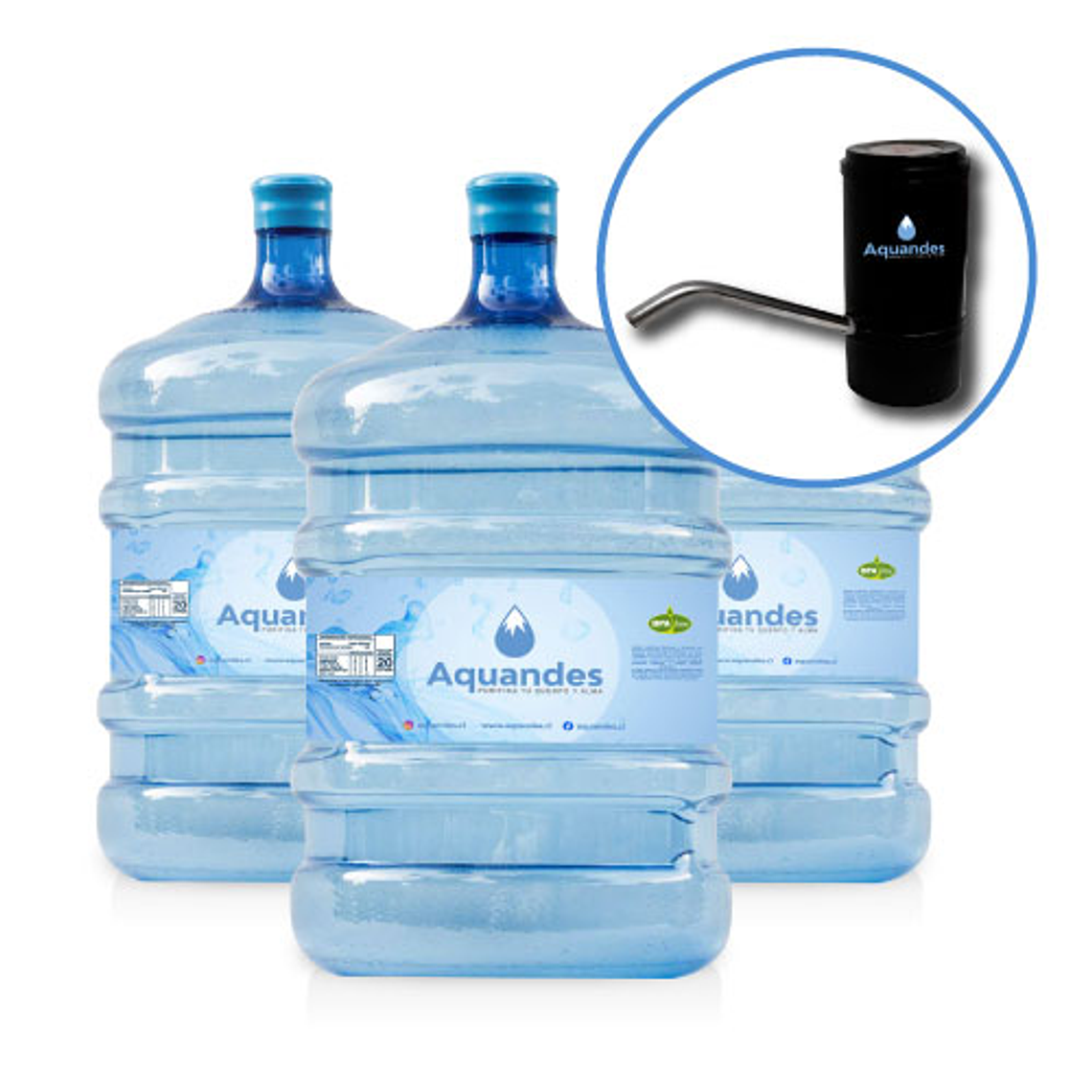 Kit botón USB 20L X3 2